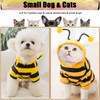DENTRUN Sphynx Hairless Cats Costume Funny Bee Warm Winter Sweater