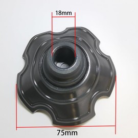 TAGUTA Camping Chair Leg Foot 4Pcs Anti Sinking Frog Foot Plastic Rubber Portable Ultralight Outdoor Fishing Equipment Tent Large Foot with A Mesh Sport Bag Storage Hiking Inner Diameter(18mm)