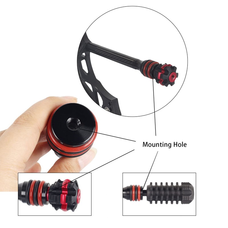 Bow Stabilizer,Archery Bow Stabilizer for Compound Bow,Carbon Fiber Bow Stabilizer