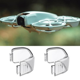 Briny River Drone Gimbal Protective Dust-Proof Lens Cover, Compatible with DJI NEO, Transparent, Grey, Pack of 2