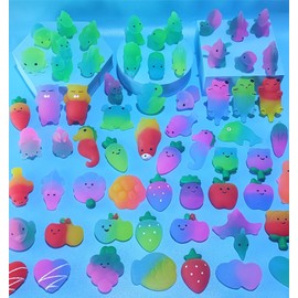 Gradient Color Series Mochi Squishy Stress Relief Toy,Sensory Toys,Kid Birthday Party ,Classroom Prizes,Goodie Bags Stuffers for Kids, etc (20)