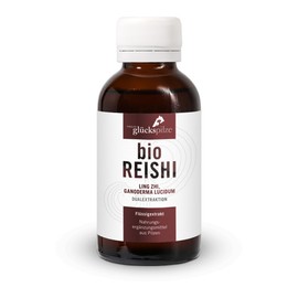 Bio Reishi Flüssigextrakt hochkonzentriert - Dual-Extrakt auf Glycerin Basis - hochdosiert, alkoholfrei - 100 ml - Ganoderma lucidum Vitalpilze Extrakt