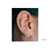 FILANGO Titanium Ear Clicker Hoop Earrings, Choice of Colours and