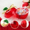 Mimorou 6 Sets Plastic Apple Containers Red Apple Shaped Candy