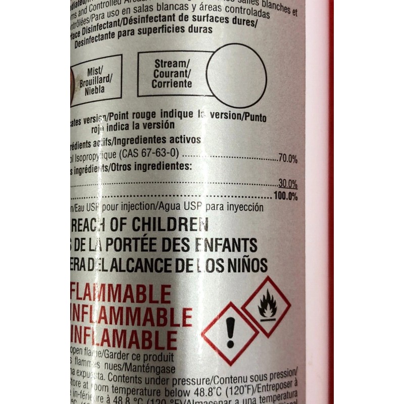 Veltek Associates (1) VAI DECON-AHOL 70% ISOPROPYL ALCOHOL 30% WATER