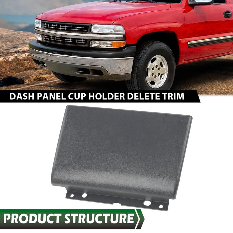LQI Center Dash Panel Cup Holder Delete Trim Cover Compatible