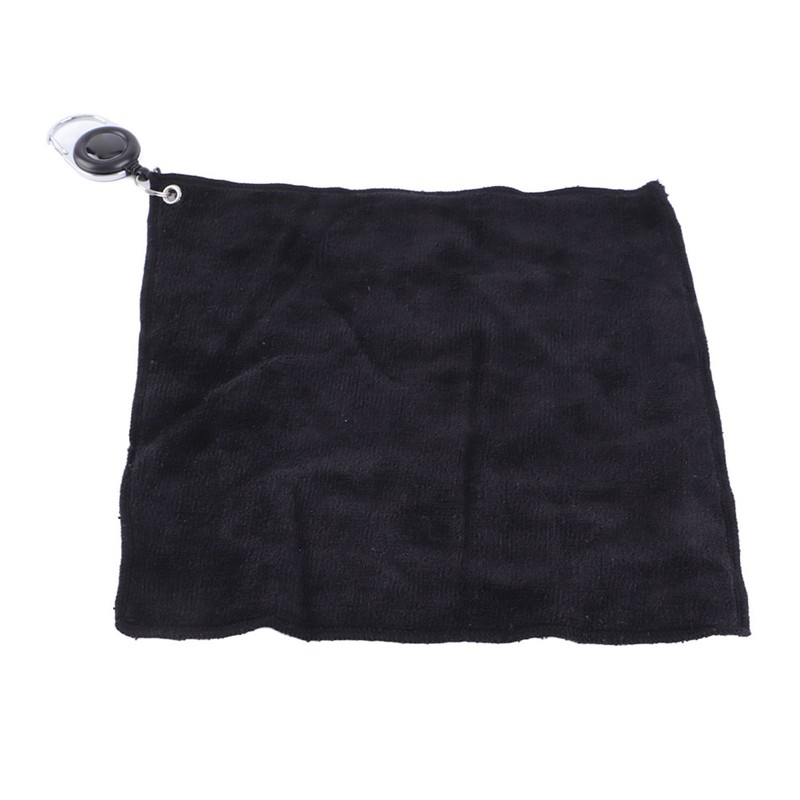 1 Pcs Double‑sided Plush Cotton Golf Club Cleaning Towel Cloth
