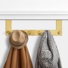 Navaris Over the Door Hanger Hooks - Coat Rack with