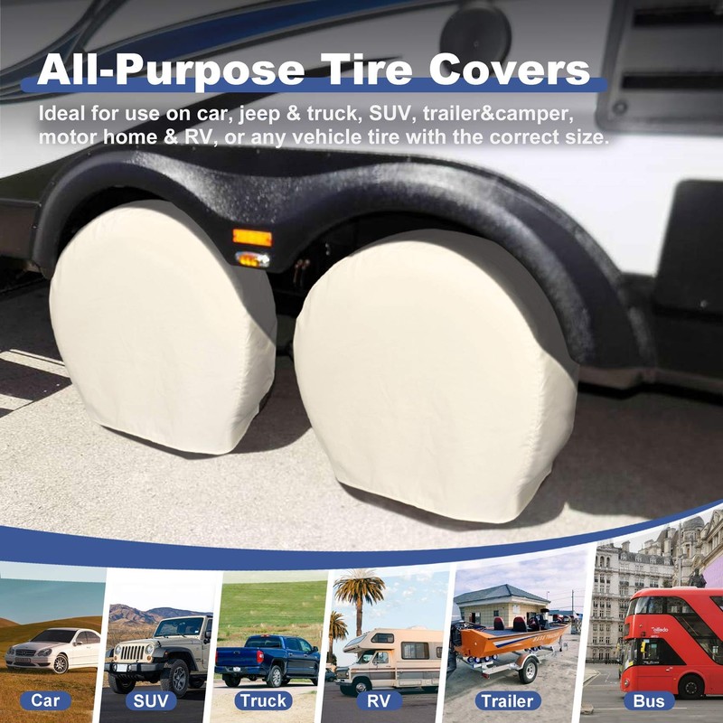Explore Land Tire Covers 2 Pack - Tough Tire Wheel