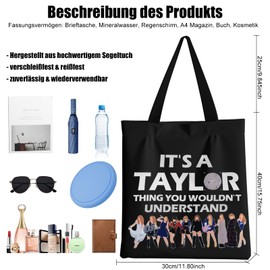 Herton Music Lover Gift for Women Tote Bag, black