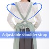Pinknoke Cotton Linen Pinafore Apron Dress for Women with Pockets