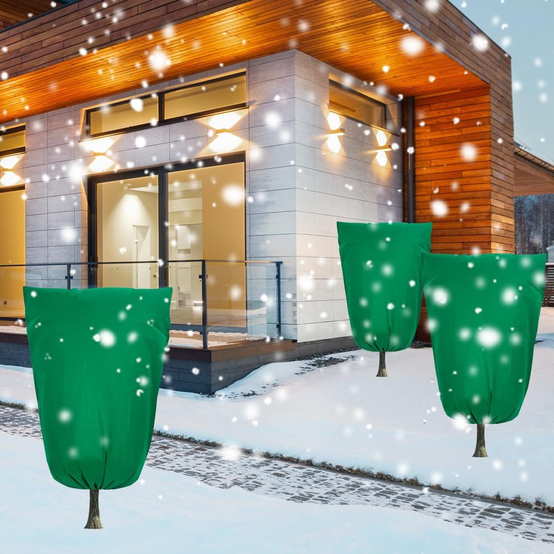 AmFor 2 Pack Large Plant Covers Freeze Protection, 95"x79" Frost