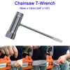 Chainsaw T-Wrench 19mm x 13mm (3/4" x 1/2") And T-Handle