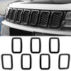 JeCar Front Grill Rings Grille Inserts Cover Trim Kit for