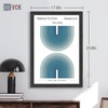 VCK 16x24 Picture Frame 3 Pack, Black Wood Poster Frame