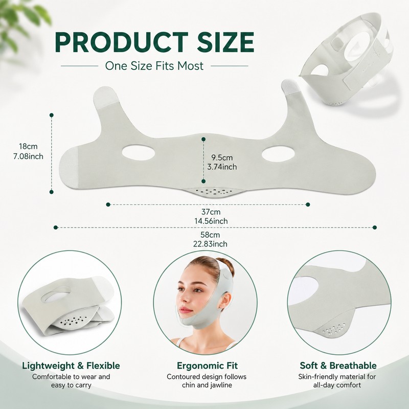 Reusable Face Support Strap for Daily Facial Care – Washable
