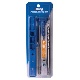 Kreg Pocket Hole Jig 310 Wood Joint Tool for Hiding Screw Heads, DIY and Making Shelves, Diagonal Drilling Guide