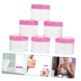 CHILDWEET 12pcs Refillable Empty Cosmetic Cream Containers Small Leakproof Jars for Travel Makeup Storage for Ointments Lotions and Creams