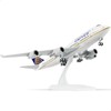 QIYUMOKE 1/240 747 for United Resin Airplane Model with Display