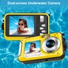 YISENCE Digital Camera, Underwater Camera UHD 4K 56MP Autofocus Digital