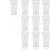 [Set of 10] 15ml/30ml/50ml Clear Refillable Plastic Squeeze Cosmetic Tubes