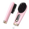 Rychi Cordless Hair Straightener Brush, 6400 mAh Rechargeable Hair Straightener