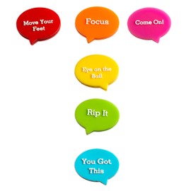 BusyBee Tennis Vibration Dampener in Fun Zipper Gift Pack. Best Shock Absorber (6 Count) Plus a Bonus: Exclusive Mobile App 3 Months Trial