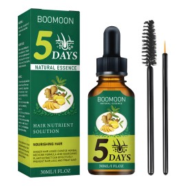 Suero Crecimiento Del Cabello Boomoon Aceite De Jengibre