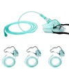 Pediatric Elongated Standard Oxygen Mask with 6.6' Tubing and Adjustable