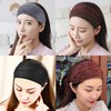 DORIS&JACKY Large Wide Lace Headbands Elegant Elastic Hairbands With Teeth