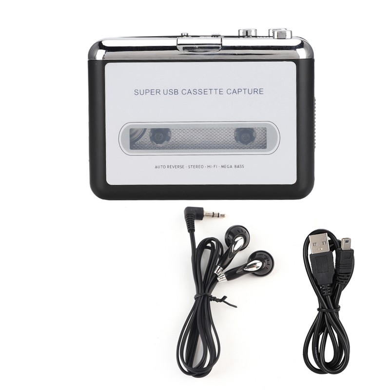USB Tape To MP3 Capture Converter Stereo Audio Music Player