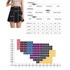 ZUTY 18" High Waisted Tennis Skirt for Women Skorts Skirts