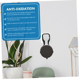 SHINEOFI 1 PC Wall Mounted Speaker Holder Bracket for Durable Non Damaging Design Easy Installation Space Saving for Smart Speakers
