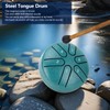 Mini Steel Tongue Drum 3 Inch 6 Notes Worry Free