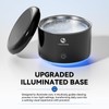 Portable Ultrasonic Cleaner, 56kHz Ultrasonic Retainer Cleaner, Upgraded Lighted Retainer