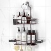 REINHARDT Shower Caddy Hanging, Rustproof Shower Caddy Anti-Swing Shower Organizer