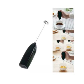 Unbranded Lightweight Milk and Cream Foam Maker Frother Black Battery Operated Black