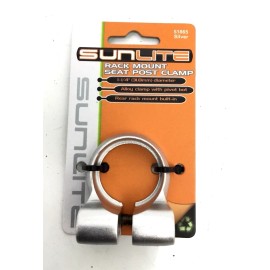 Sunlite Seat Post Clamp With Rack Mount Alloy 1-1/4 31.8mm Bicycle