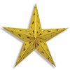 Beistle Gold Dimensional Large Foil Star Decoration-1 Pc, 24-Inch
