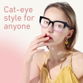 TRENVIE Reading Glasses for Women, 6 Pack Fashion Cat Eye Blue Light Blocking Computer Readers Anti Glare UV Eyeglasses (Mix-1, 2.75, Diopters)