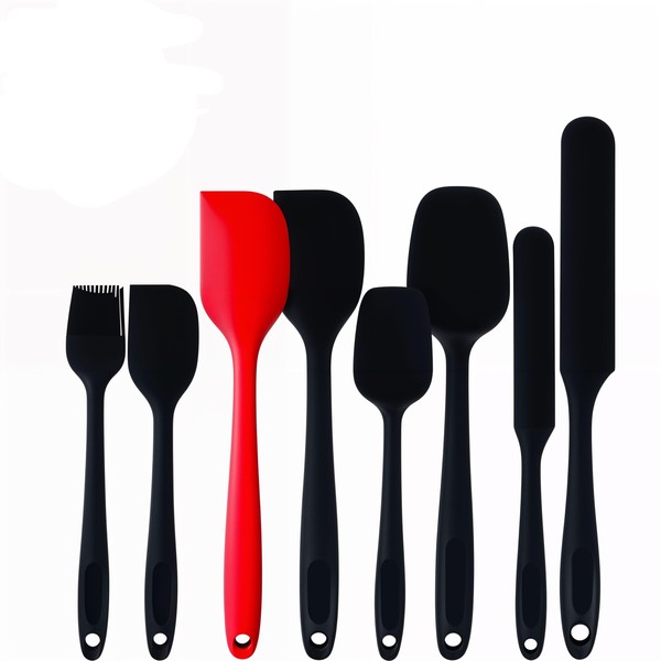 Kitchen Spatulas for Baking, Silicone Spatula Set of 8 Spatulas