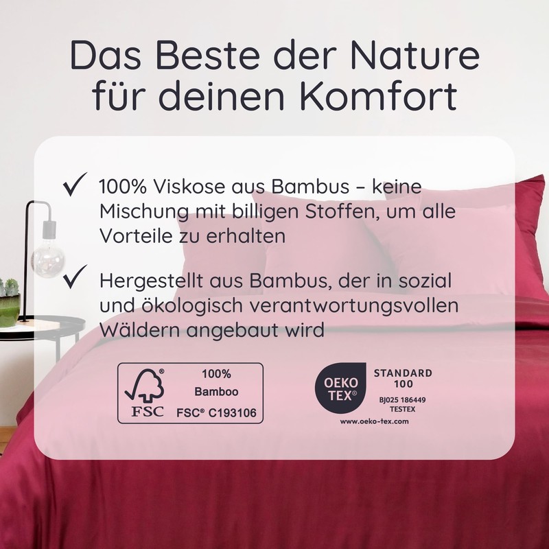 Bambaw Fitted Sheet 90 x 200 cm Bamboo, 35 cm