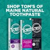 Tom's of Maine Fluoride-Free Antiplaque & Whitening Toothpaste, Travel Size,