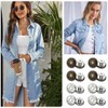 12 Pcs Button for Sewing Metal Jeans,Granmagazz Button Pins for
