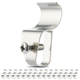 HUXOR Vinyl Siding Clips, 15 Pack No Drill, No Hole Siding Hooks, Heavy Duty Vinyl Siding Hooks for Hanging Outdoor House Numbers, Address Sign, and Wreaths