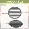 PATIKIL Cast Iron Fireground Grill, 19cm Round BBQ Grill Plate