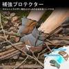 [Vgo...] Work Leather Gloves, Goat Skin, Touch Panel Compatible, Abrasion