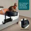 EASY SPA Home Mattress Top Massage Kit Adjustable Headrest with