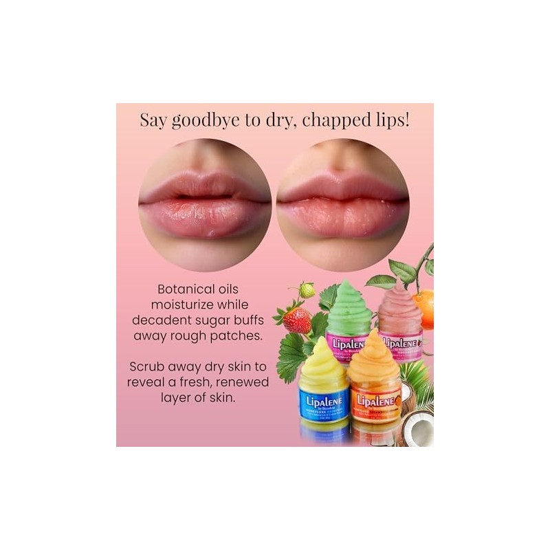Lipalene HoneyLuxe Exfoliante para labios y cutículas 100% natural (2