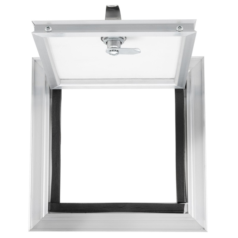 Tough Grade Aluminum Diamond Plate Compartment Door with Lock |